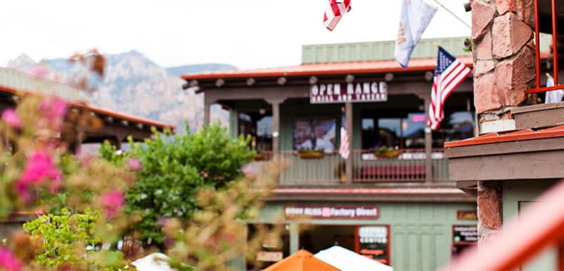 Улица Седоны в стиле вестерна